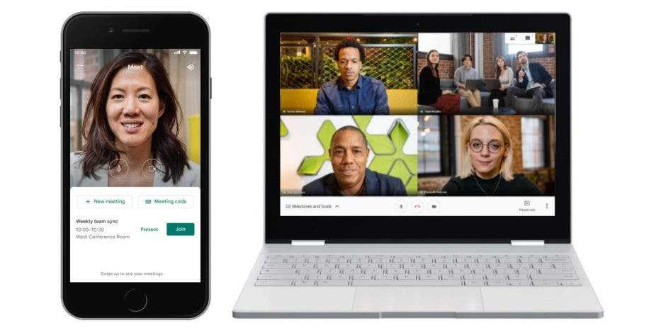 В Google Meet для Android и iOS появилась функция шумоподавления