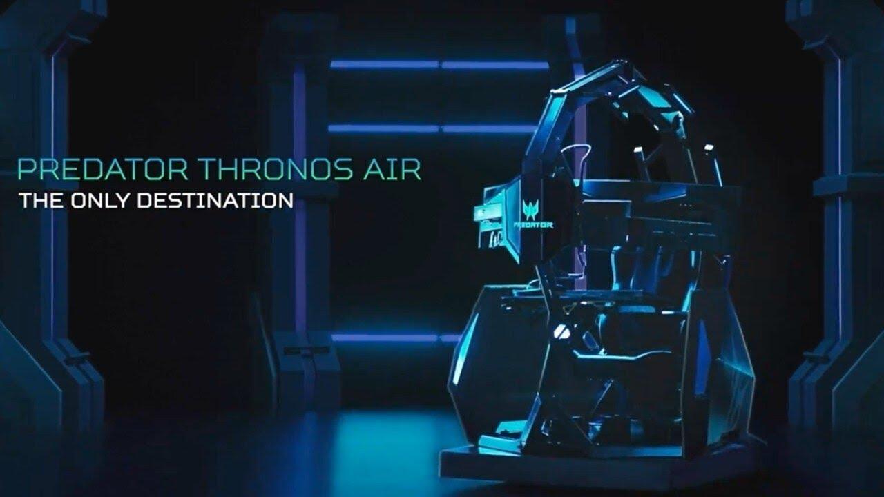 Acer представила новую версию игровой капсулы Predator Thronos Air