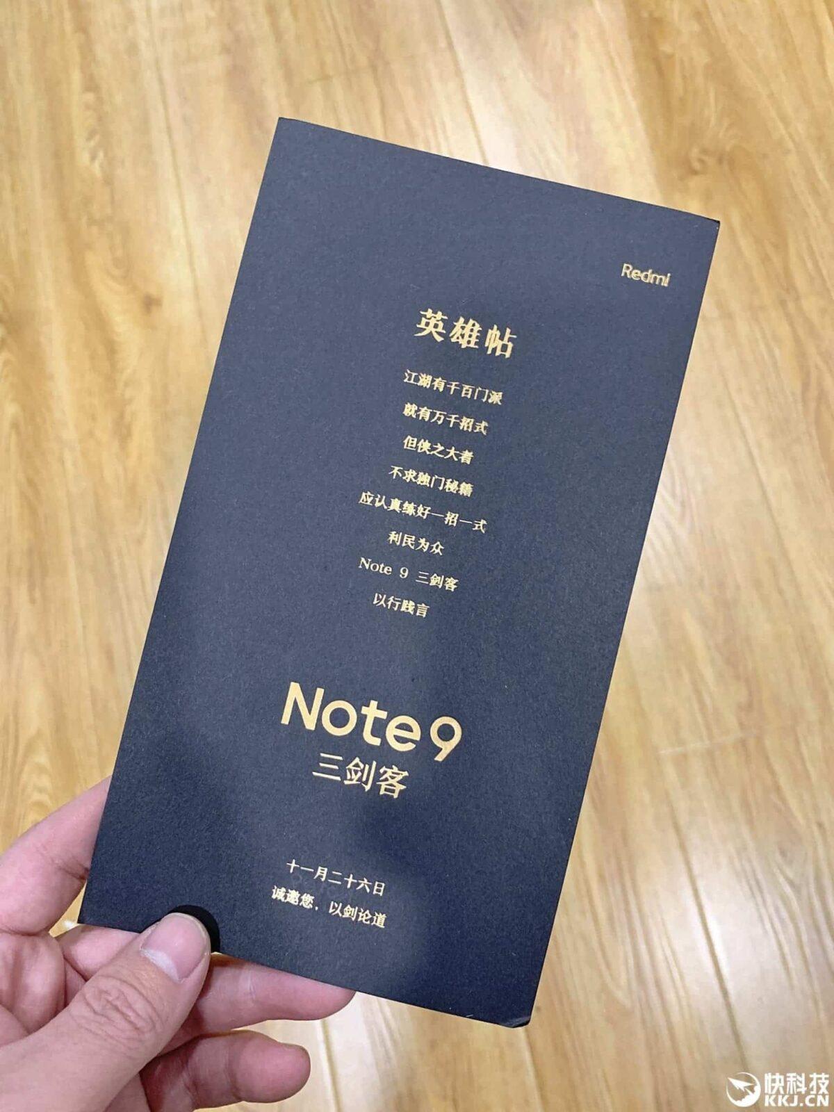 Redmi отправляет необычные приглашения на мероприятие по запуску смартфона Redmi Note 9 Redmi отправляет необычные приглашения на мероприятие по запуску смартфона Redmi Note 9