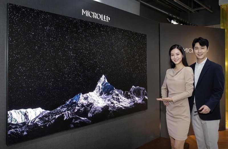 Samsung представила огромный 110-дюймовый телевизор Micro LED TV