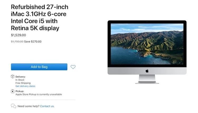 Apple начала официально продавать восстановленные iMac, представленные в августе 2020 года (4375787834)
