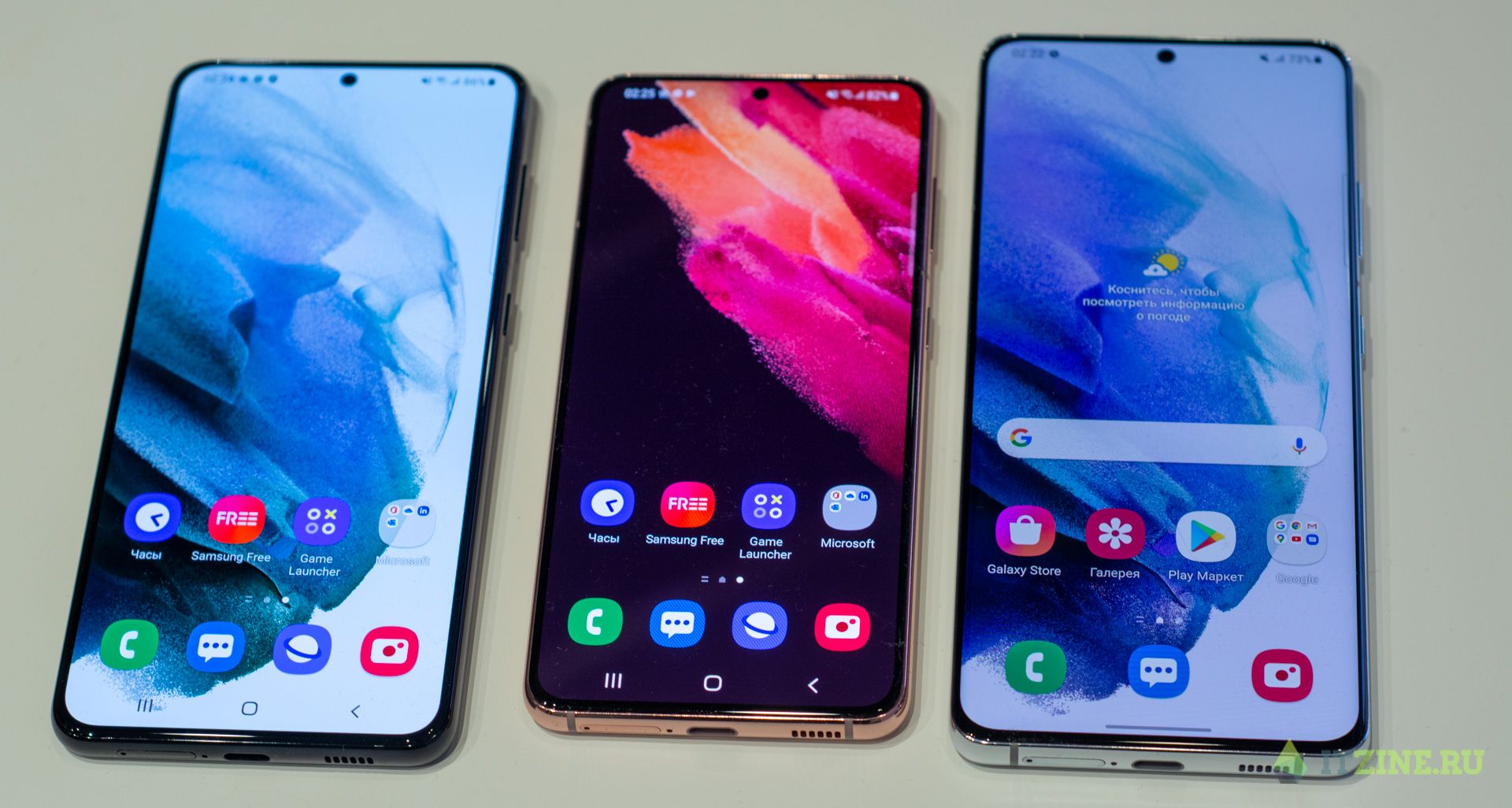 Samsung показал смартфоны Galaxy S21 и Galaxy S21+ ()