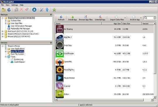 Обзор iBackupBot 3 shii1