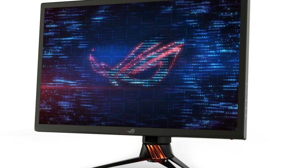 ASUS представила игровой монитор ROG Swift с дисплеем на квантовых точках 3 pg27uq front