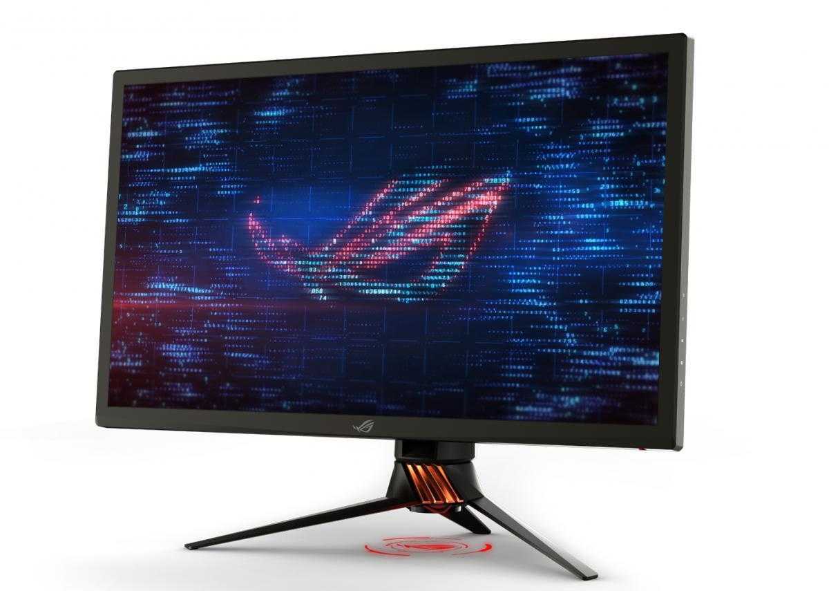 ASUS представила игровой монитор ROG Swift с дисплеем на квантовых точках (pg27uq front)