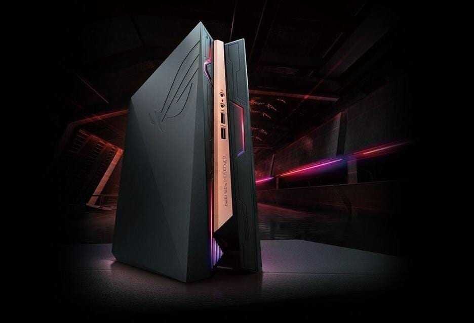 Игровой компьютер ASUS ROG GR8 II с боковым обзором