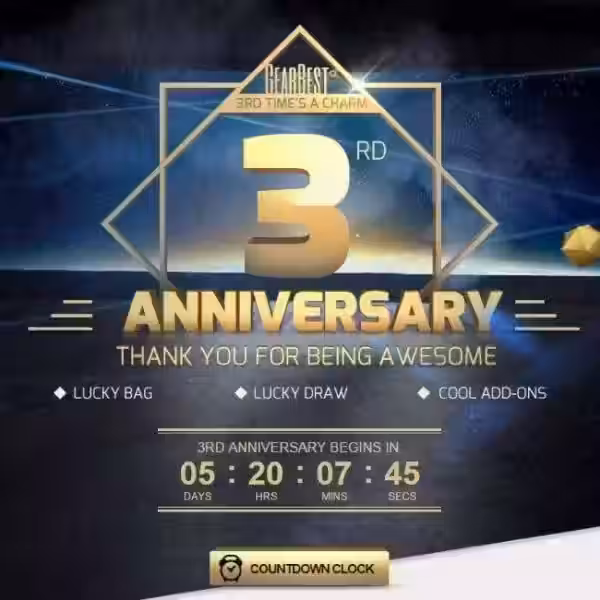 gearbest 3 year title