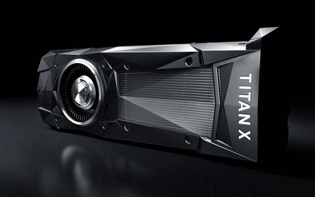 Видеокарта NVIDIA Titan Xp крупный план отладка