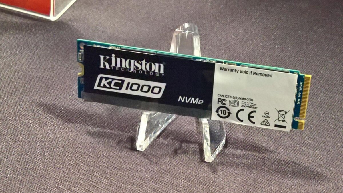 Computex 2017. Kingston сделала накопитель KC1000 NVMe PCIe 3 002065