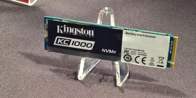 Computex 2017. Kingston сделала накопитель KC1000 NVMe PCIe (002065)