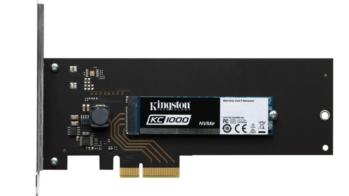 Computex 2017. Kingston сделала накопитель KC1000 NVMe PCIe 4 KC1000 SSD M.2
