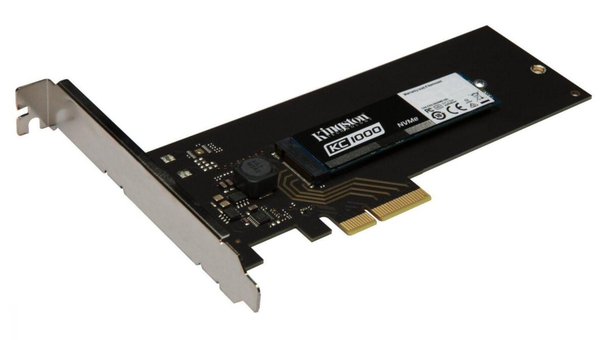 Computex 2017. Kingston сделала накопитель KC1000 NVMe PCIe 5 KC1000 SSD M.2