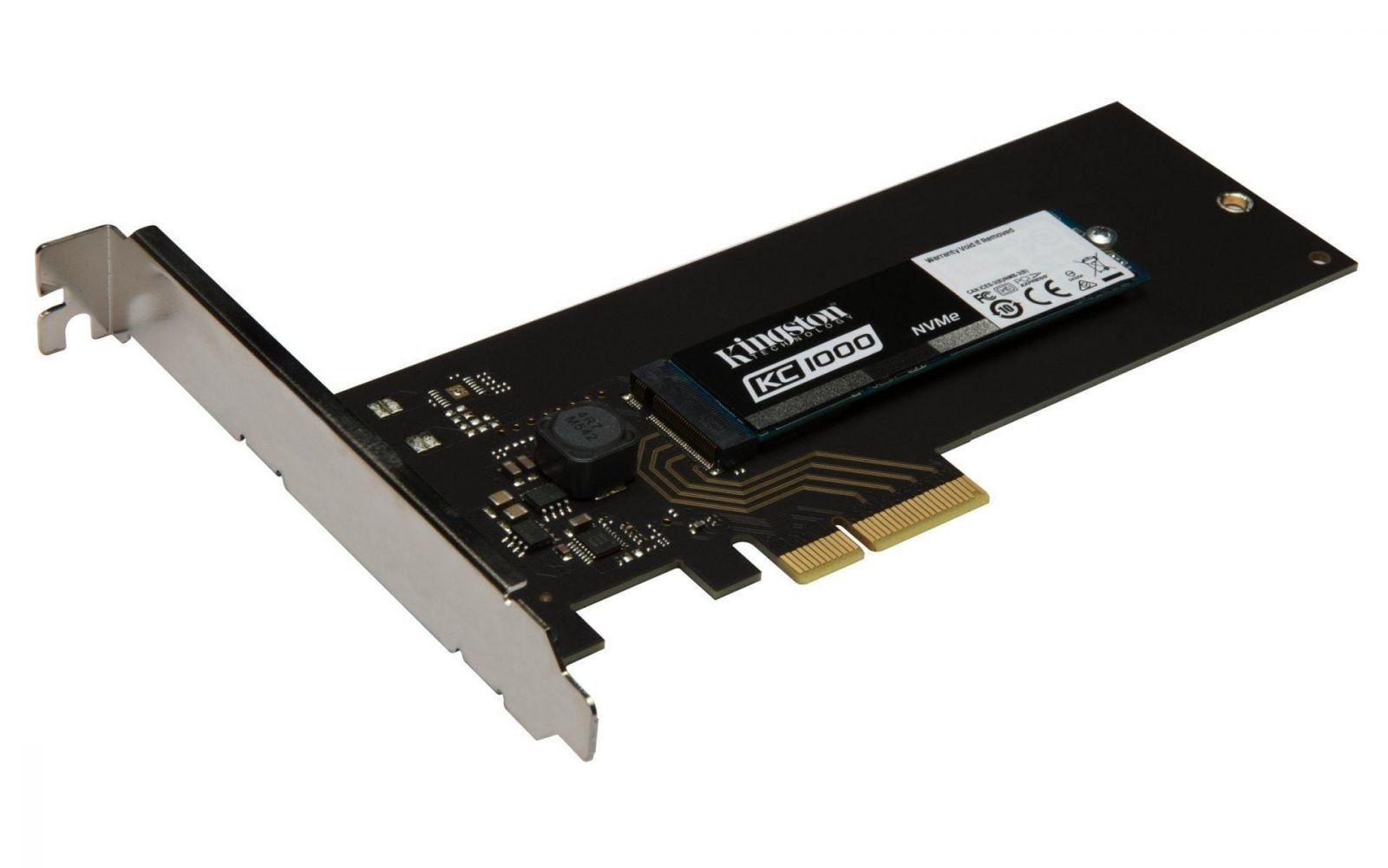 Computex 2017. Kingston сделала накопитель KC1000 NVMe PCIe (KC1000 SSD M.2)