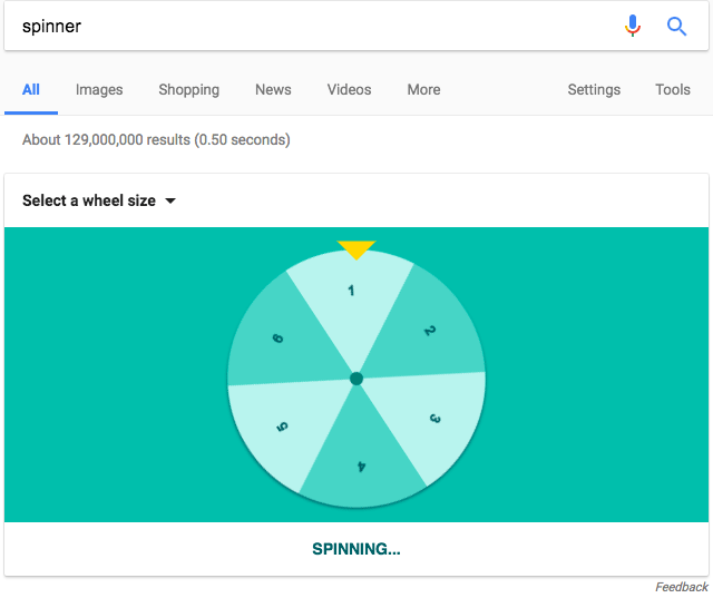 В поиске Google появился спиннер (google spinner 1485435097)