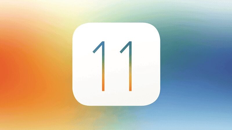 Иконка обновления iOS 11 на экране iPhone