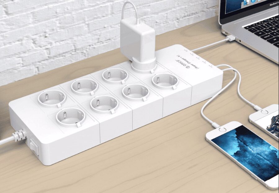 Заряжает! Обзор сетевого фильтра Orico OSC-4A4U 16 Snimok