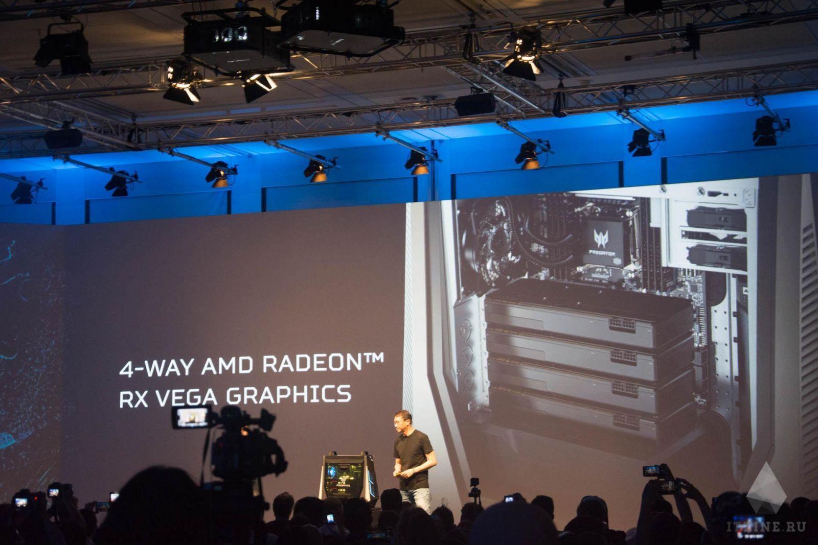Видеокарты Radeon RX Vega в Acer Predator Orion 9000