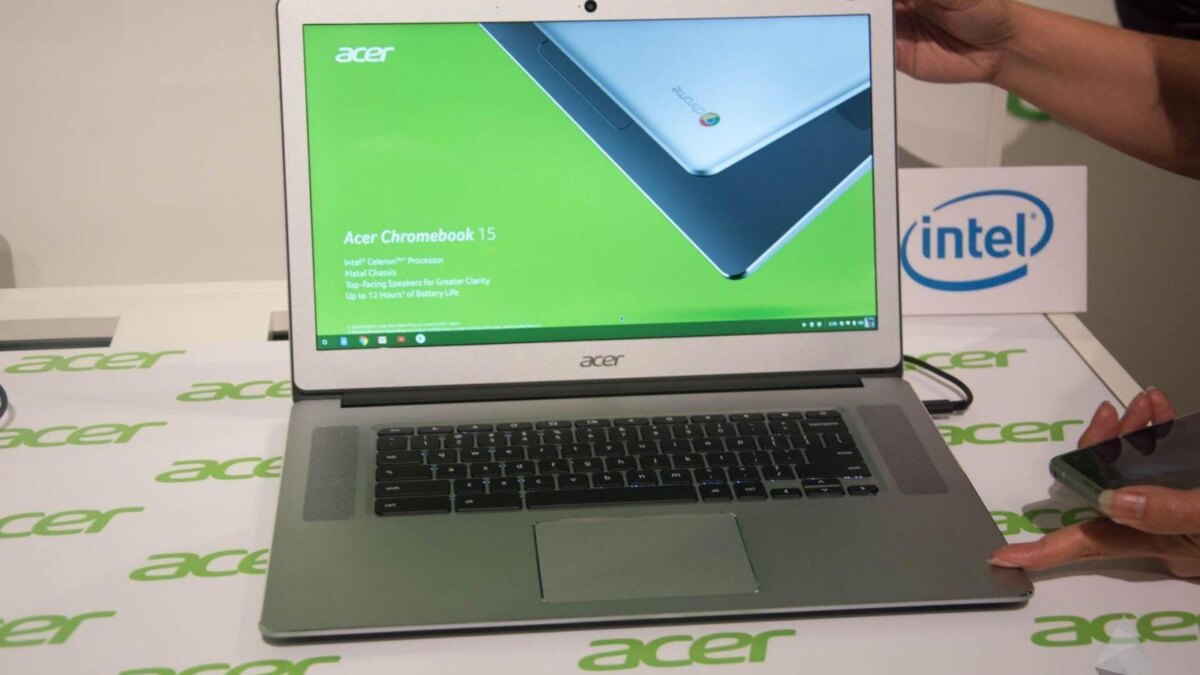 Внешний вид Acer Chromebook 15
