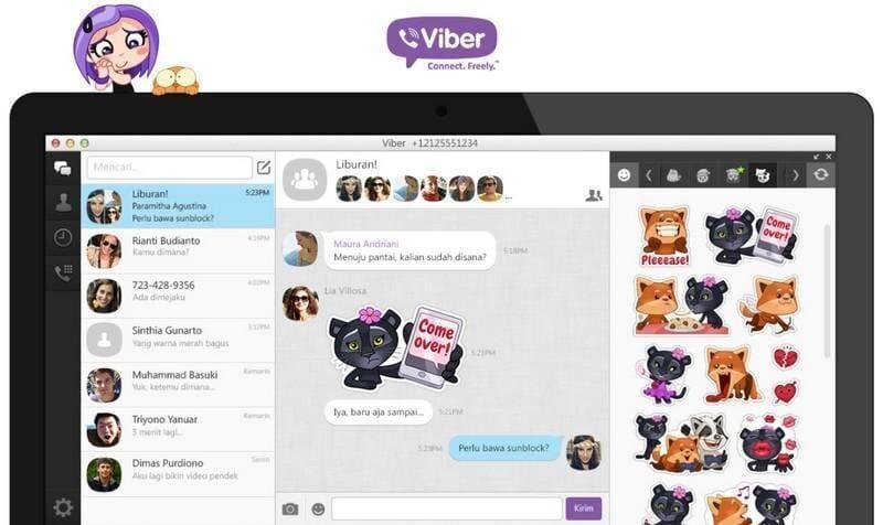 В Viber теперь возможна смена номера с сохранением переписки 2 Viber Desktop
