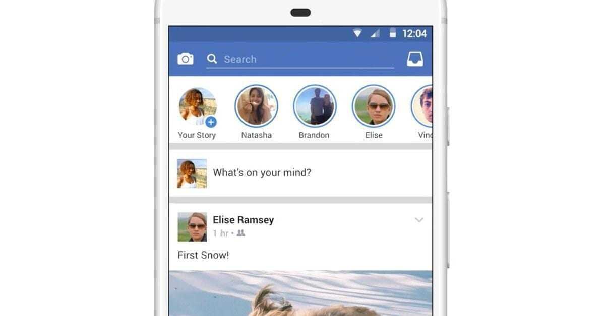 В десктопной версии Facebook появятся "истории" 1 facebook fb