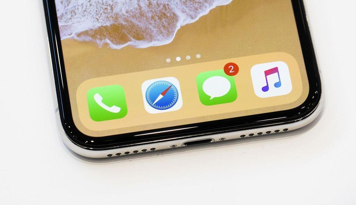 Нижняя грань iPhone X