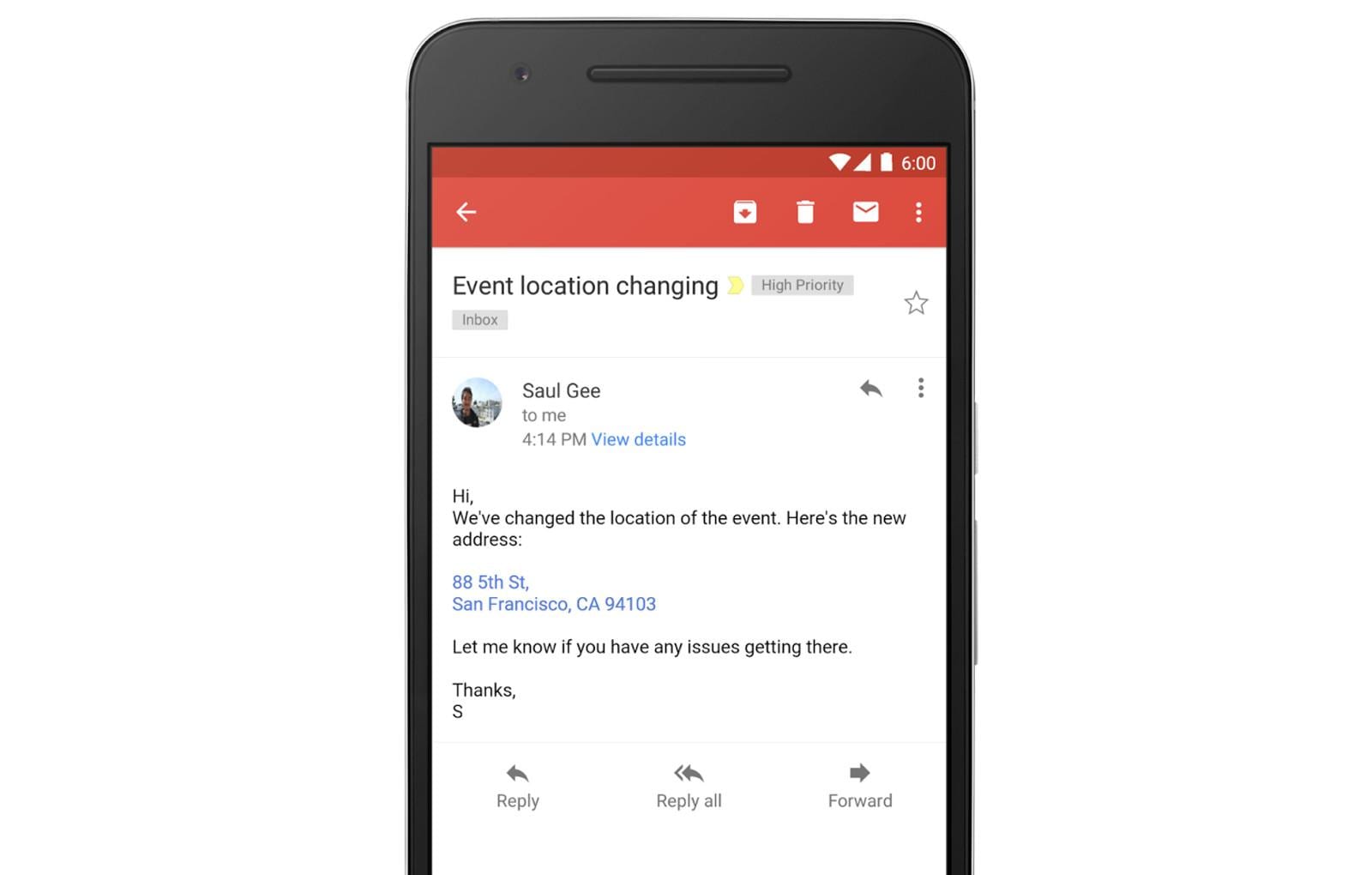 Gmail наконец превращает адреса и номера телефонов в ссылки (gmail hyperlinks)