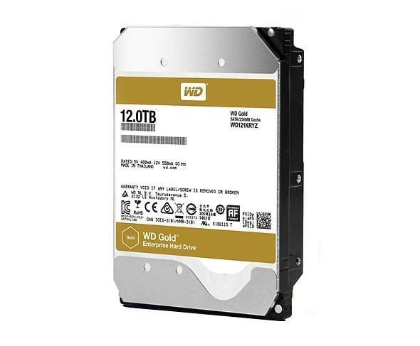 Western Digital выпустила жёсткий диск WD Gold на 12 Терабайт (wd 12tb hdd)