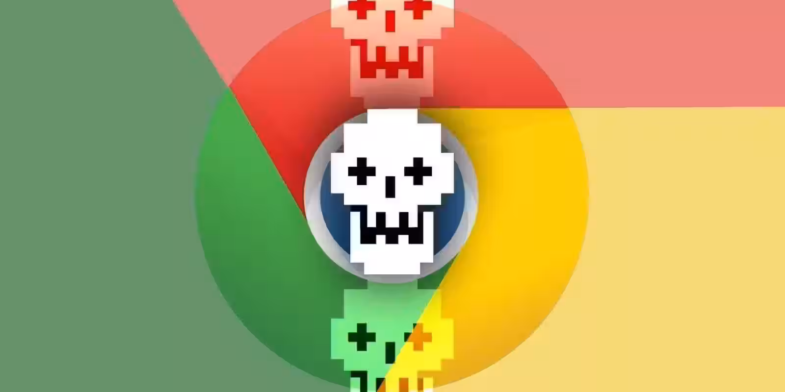 google chrome skull