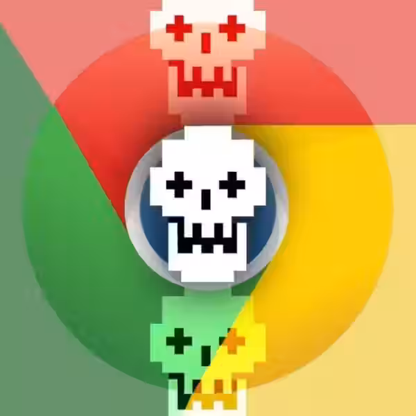 google chrome skull