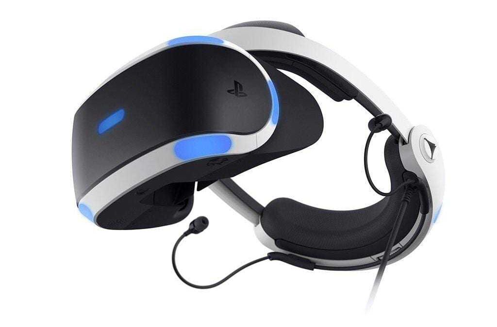 Шлем виртуальной реальности Sony PS VR с наушниками и кабелем