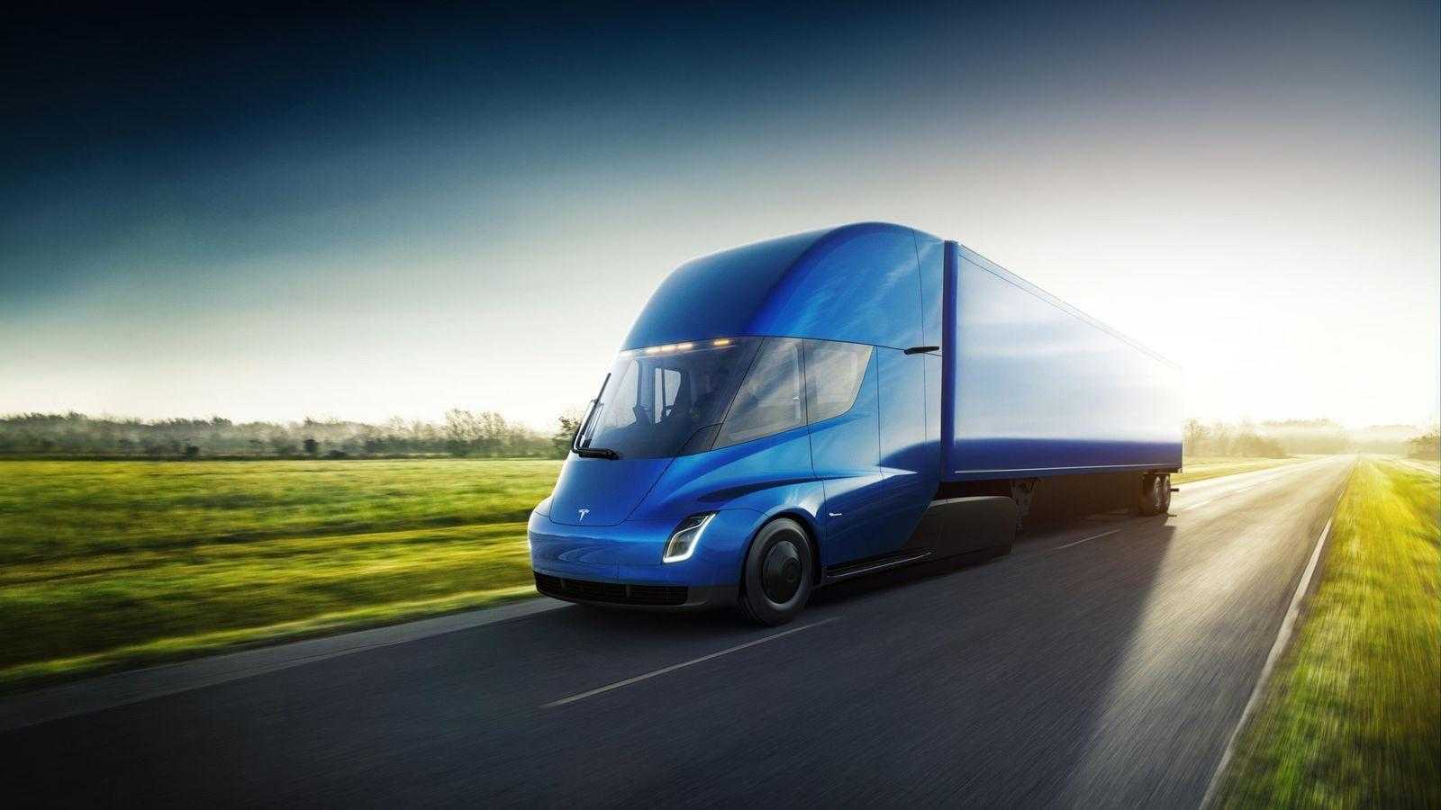 грузовик tesla semi-truck