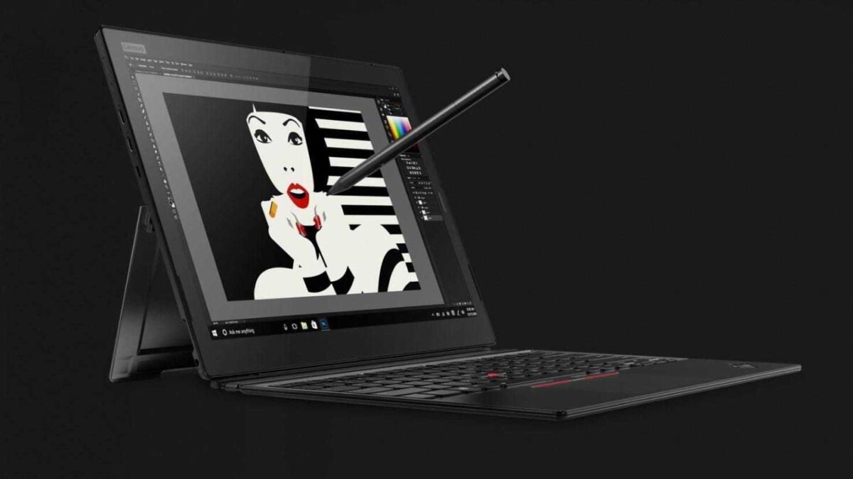 Ноутбук Lenovo ThinkPad с сенсорным экраном и стилусом