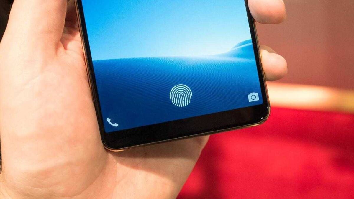 Смартфон Vivo с экранным сканером отпечатков пальцев