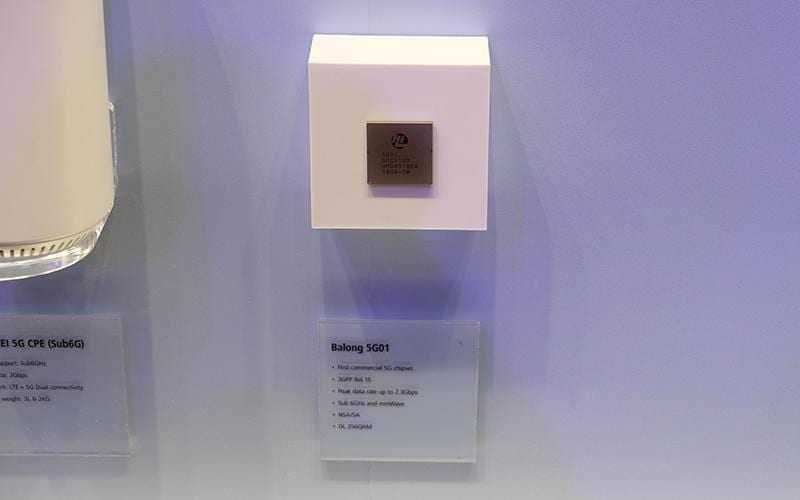 MWC 2018. Huawei сделала Balong 5G01 — первый в мире коммерческий чипсет с поддержкой 5G (balong 5g01)