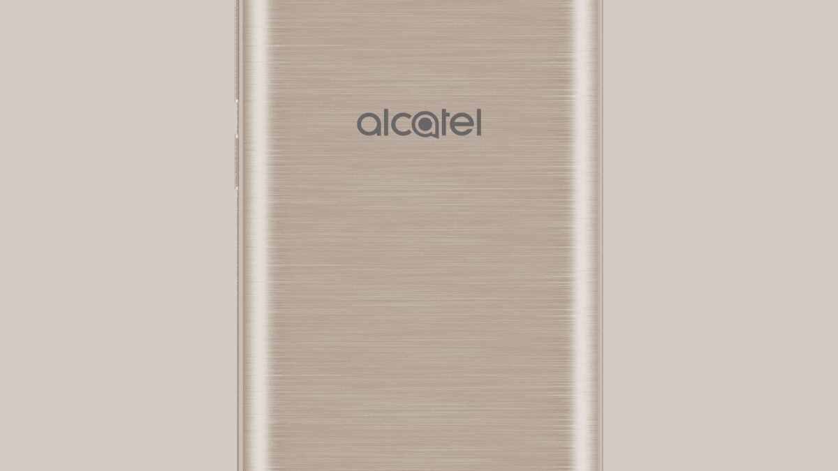 Задняя панель смартфона Alcatel 1 с камерой и вспышкой