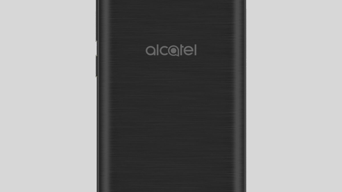 задняя панель смартфона Alcatel 1 с камерой и вспышкой