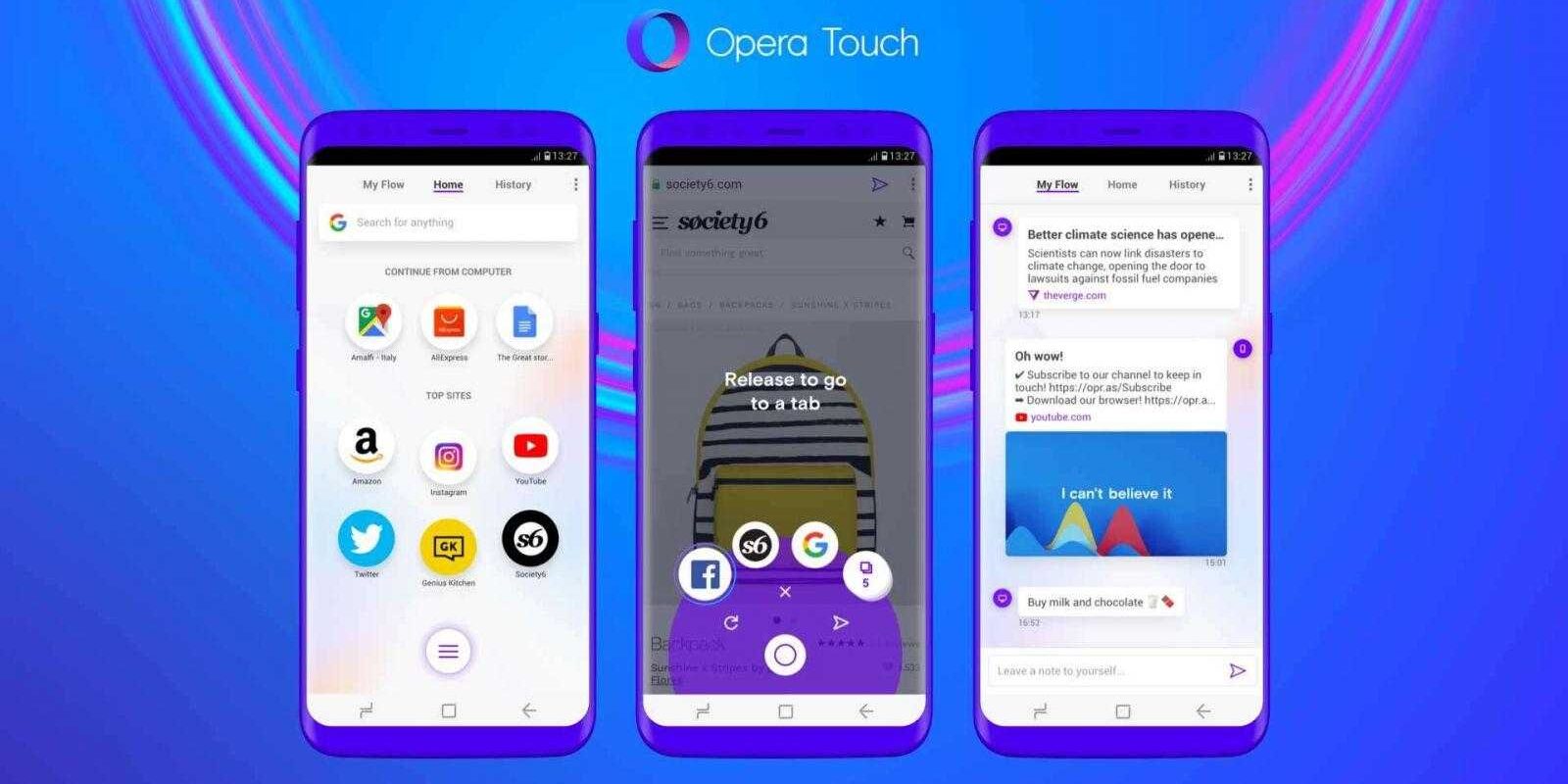 Opera сделает браузер Opera Touch для iPhone уже 1 октября 1 8 1