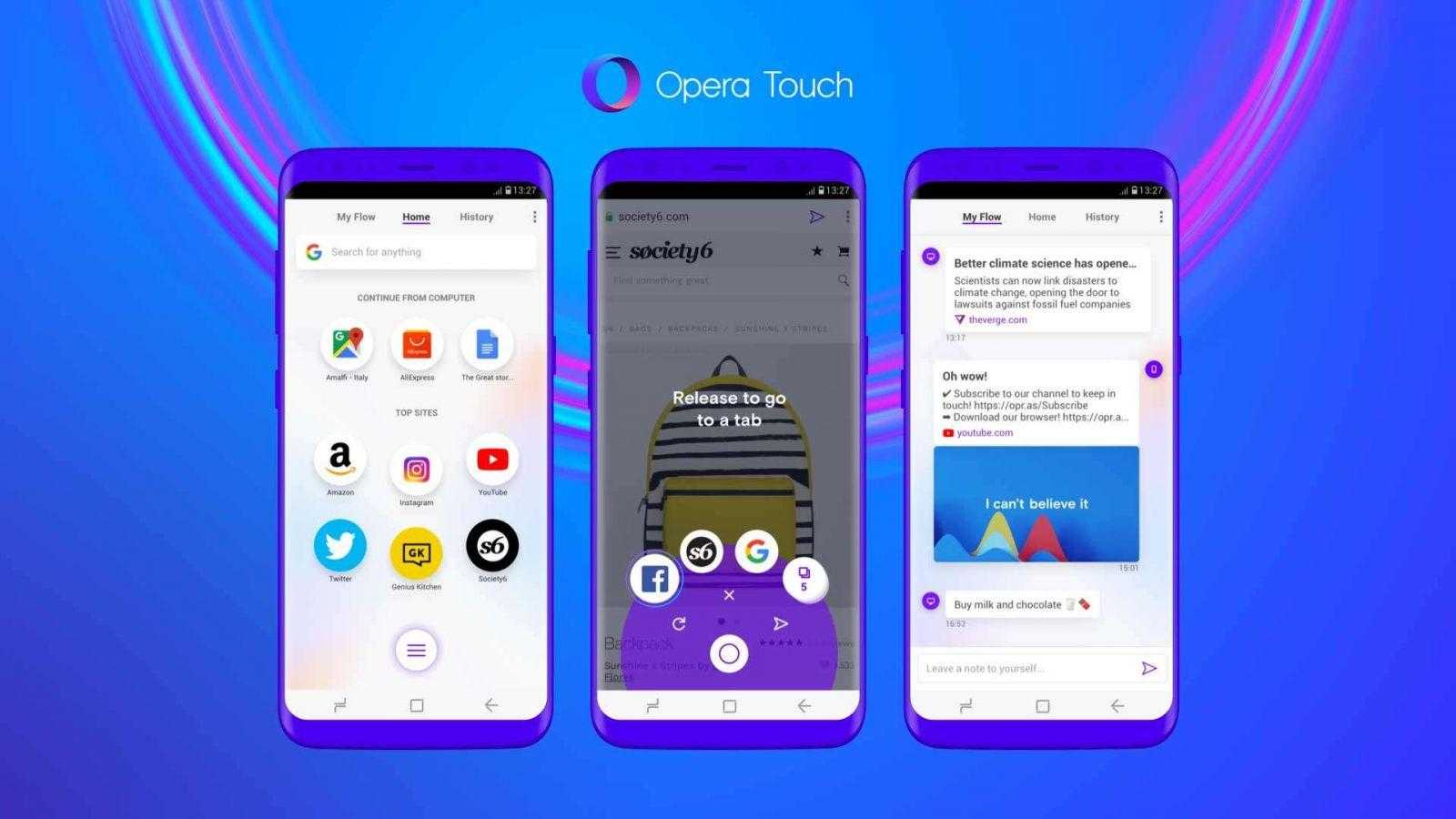 Opera сделает браузер Opera Touch для iPhone уже 1 октября