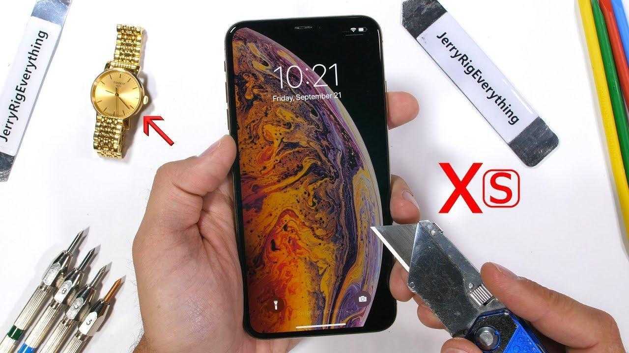 Новый iPhone XS Max испытали в краш-тесте