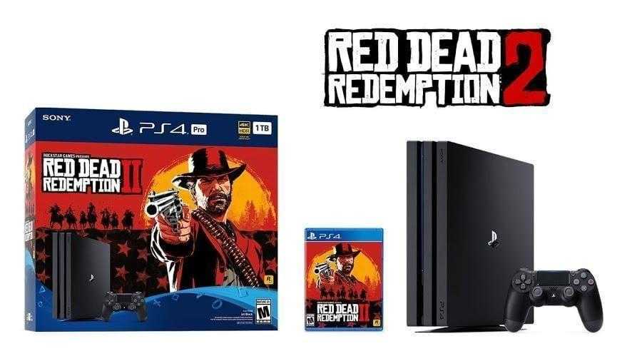 Sony выпустит бандлы PS4 c Red Dead Redemption 2 (red dead redemption 2 ps4 pro bundle revealed)