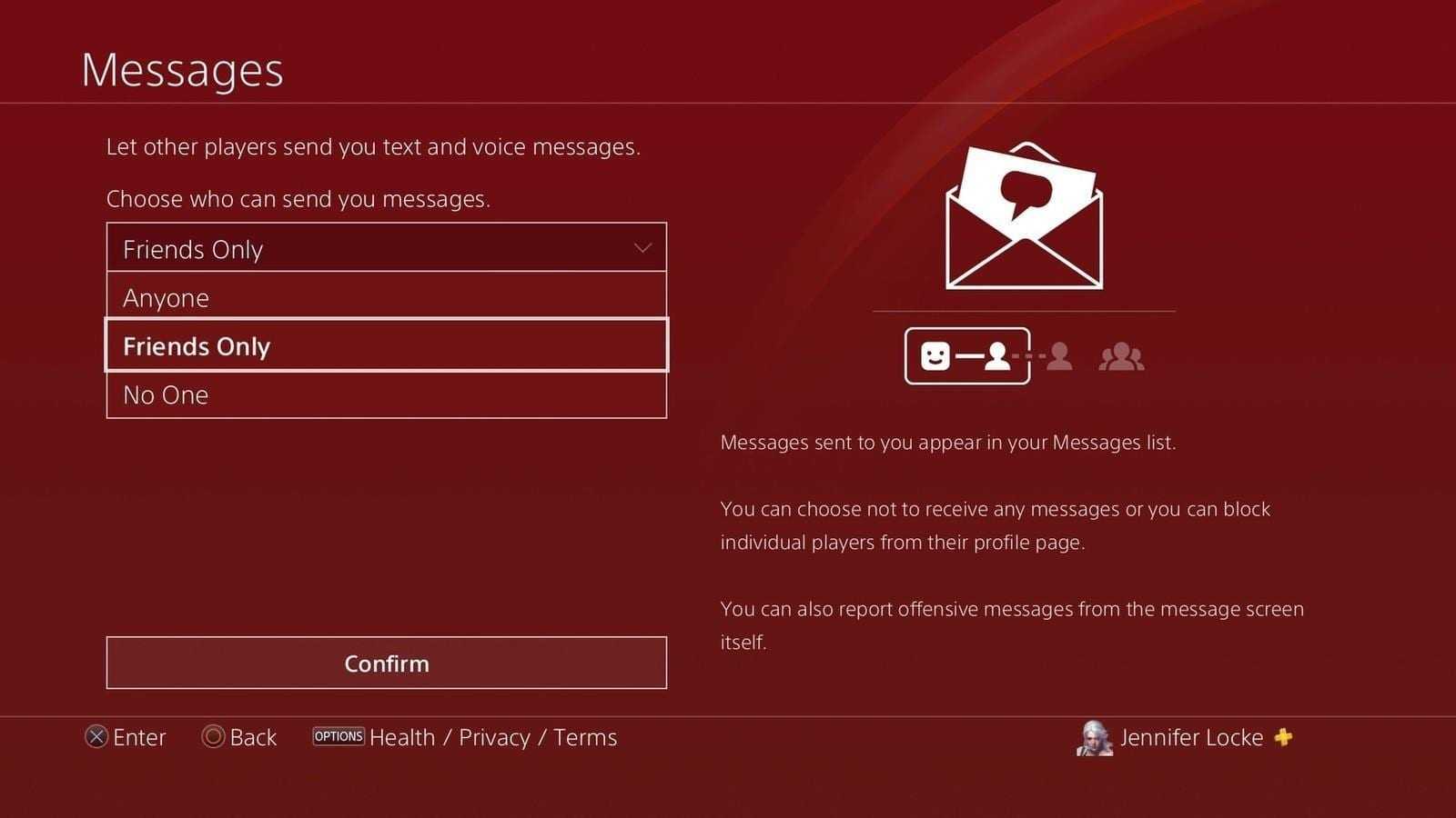 Вредоносные сообщения на PS4 останавливают работу консоли (friends only ps4 messaging)