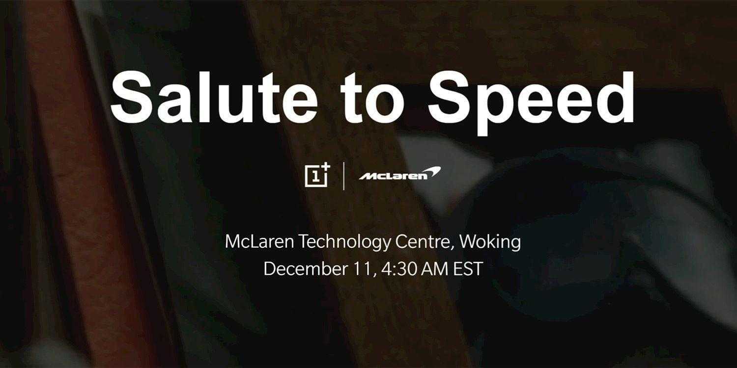 OnePlus представит McLaren 6T в декабре | Изображение 1 OnePlus представит McLaren 6T в декабре (oneplus 6t mclaren 6t)