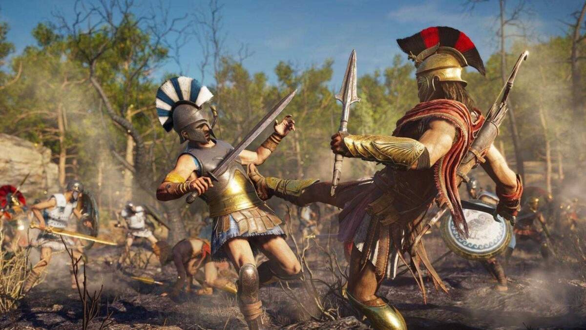 Google бесплатно раздает Assassin's Creed Odyssey тестировщикам Project Stream 3 Боевые scene из Assassin's Creed Odyssey на ПК