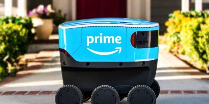 Amazon тестирует робота-почтальона (amazon scout)