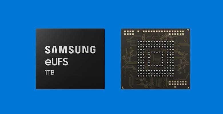 Samsung разрабатывает первый чип памяти 1 ТБ для смартфонов (samsung eufs)