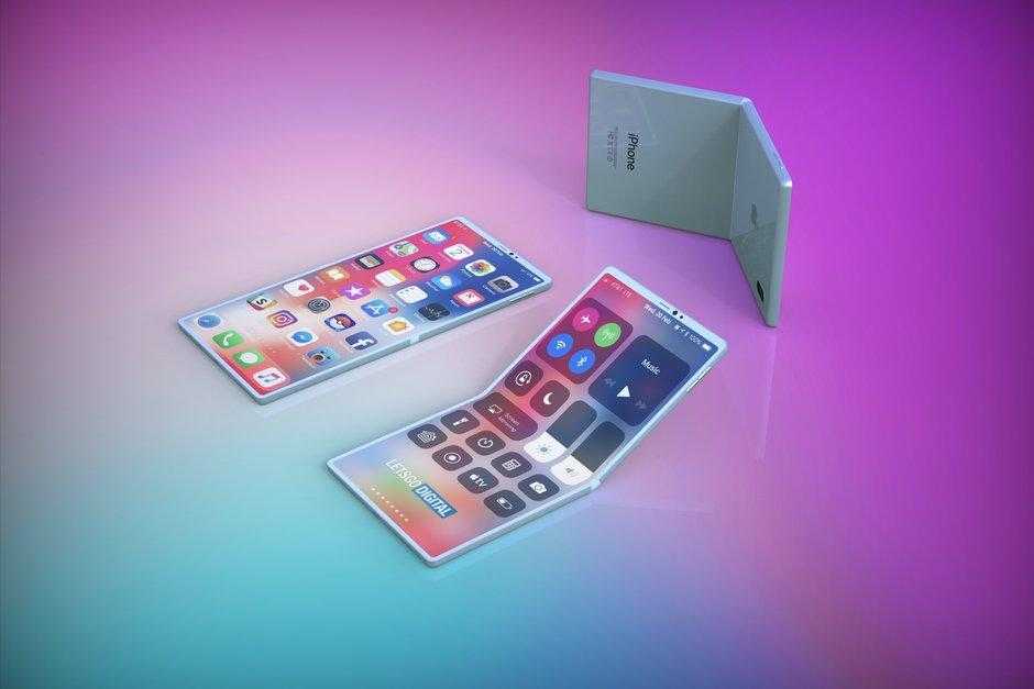 Так может выглядеть складной смартфон Apple 2 Apple foldable smartphone concept