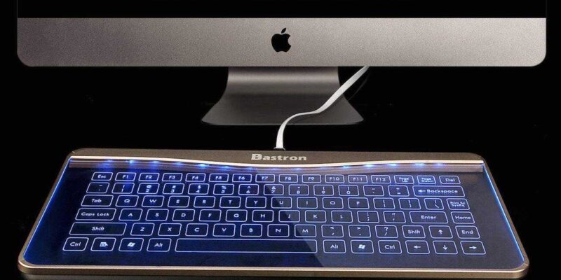 Apple запатентовала трансформируемую стеклянную клавиатуру для MacBook (Glass Keyboard by Bastron 01)
