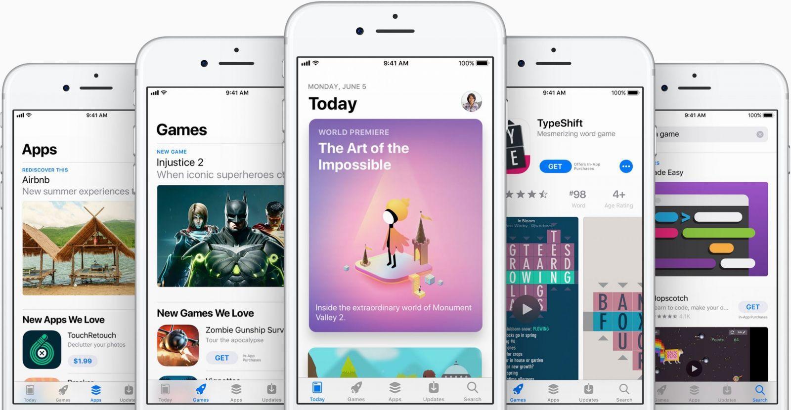 За 11 лет Apple выплатила разработчикам приложений 120 миллиардов долларов (app store redesign on iphone ios 11 scaled)