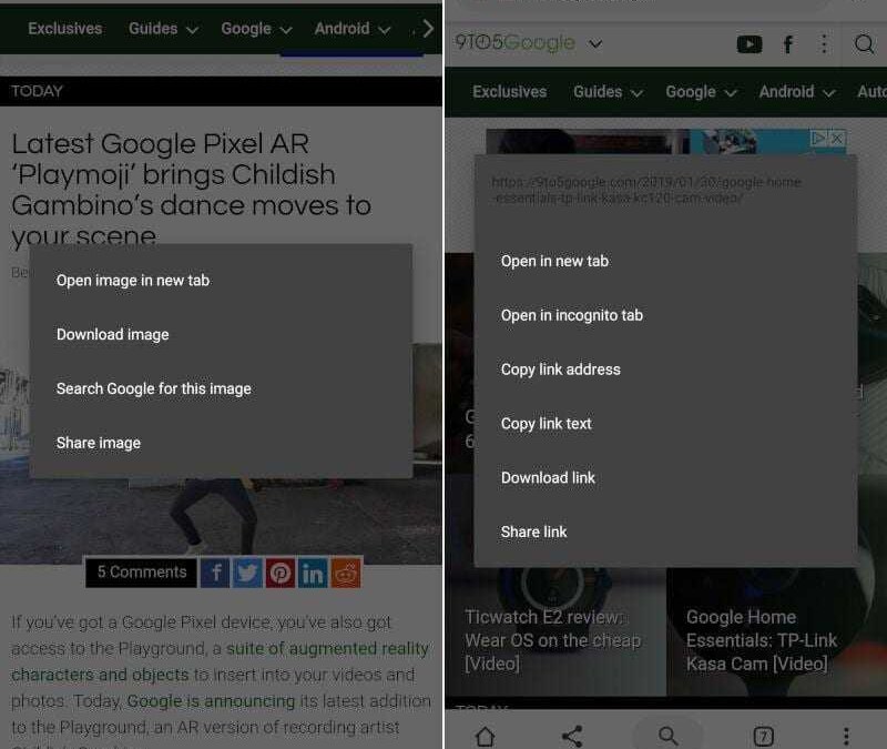 Google экспериментирует с темной темой для Chrome на смартфонах 3 dims 10