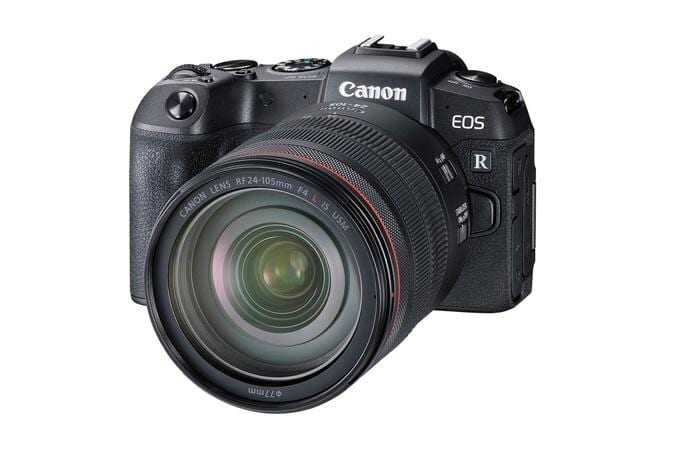 Canon анонсировала полнокадровый фотоаппарат EOS RP 4 eosr front slant 24 105mm d 1